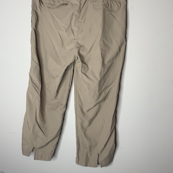 REi tan hiking camping cropped pants UPF 50+ 10 - Picture 5 of 6
